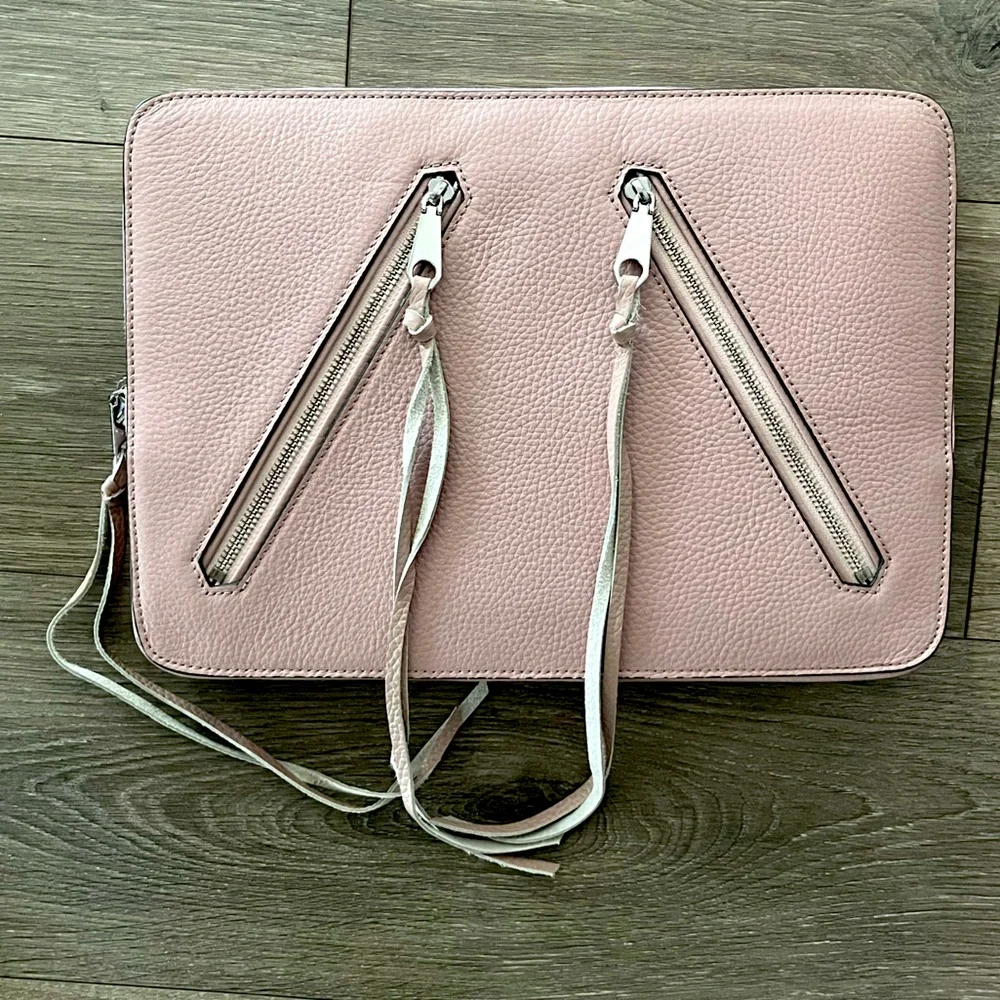 NWT Rebecca Minkoff Pale Pink LapTop/ Tablet Motto Sleeve Bag for 13 inch